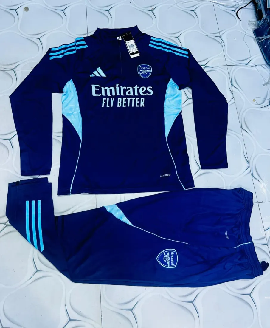 Arsenal Training Tracksuit – Navy