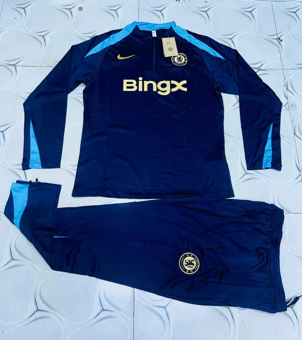 Chelsea FC Training Tracksuit – Navy