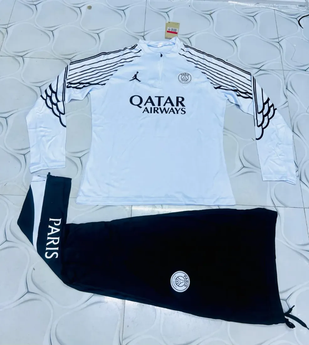 Paris Saint-Germain Training Tracksuit – White